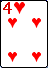 4 of Hearts
