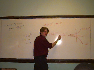 Mr. McCluskey hard at work...